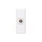 Excel - TV outlet coaxial 1 gang 75 Ohm architrave white