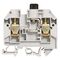 Viking 3 - Disconnect terminal block 1 connection for fuse cartridge 5x20 with screwed plug grey 0.25 to 16mm² rigid - 0.25 to 10mm² flexible - 12mm pitch