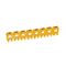 CAB3 - Markers for wiring 4 to 6mm² numbers - colour code 4-6mm² letter V pack of 300