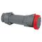HYPRA - IEC industrial mobile socket IP66/67 3P+N+E 415V a.c. 63A grey