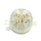HPM 10A 3 Flat Pins Plug Base Clear
