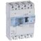 DPX³ 250 Thermal Magnetic MCCB with e.l.c.bs - Icu 36 kA - 400 V~ - 4P - 100 A