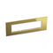 ARTEOR Square 8 Module Coverplate Reflective Gold