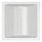 Arteor modular - Electronic device illuminated sign Overdoor lighting unit with red diffuser 2 module white