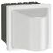 Arteor modular - Electronic device illuminated sign Overdoor lighting unit with white diffuser 2 module white