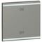 Arteor - MyHOME - Square key cover BUS/SCS - ON/OFF - 2 modules - magnesium
