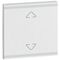 Arteor - MyHOME - Square key cover BUS/SCS - Up/Down symbol - 2 modules - white