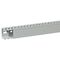 Transcab - Cable grey duct with cover - 2 metre length 40x25mm 2m 12.5mm finger DIN pitch with cover grey