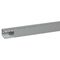 Transcab - Cable grey duct with cover - 2 metre length 60x80mm 2m 12.5mm finger DIN pitch with cover grey