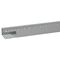 Transcab - Cable grey duct with cover - 2 metre length 60x100mm 2m 12.5mm finger DIN pitch with cover grey