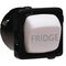 HPM 10A 1 & 2 Way Single Pole Single Throw FRIDGE Engraved Rocker Switch with Red Dot White