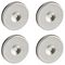Soliroc - Set of 4 blanking plugs removable only by drilling
