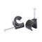 HPM Hook Type Cable Clips 8-10mm Black - 20 Pack