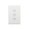 Excel Life 16AX 2 Way Single Pole Double Throw Vertical Rocker Switch 3 Gang Matt White