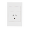 Excel Life 10A Round-Earth Autoswitch Vertical Single Powerpoint Gloss White