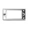 HPM 1 Gang 57mm Architrave Mounting Block 74x28x25mm White