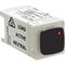 HPM 5A Single Pole 3 Wire Electronic Push Button Switch with LED Black