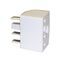 HPM Telephone Double Adaptor Plug White