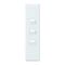 HPM VIVO 10A 3 Gang Architrave Switch White