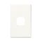 Excel - Switch coverplate 1 gang heavy duty - white