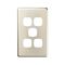 EXCEL - 5 Gang Switch Coverplate only - Stainless Steel