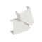 DLP 40x25mm Mini Trunking Flat Elbow White
