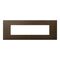 ARTEOR Square 8 Module Coverplate Dark Bronze