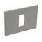 ARTEOR Square 1 Module Horizontal Coverplate Magnesium