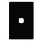 Linea - Coverplate 1 gang black