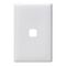 Linea - Coverplate 1 gang white