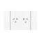 Bticino Living Now 10A AU Autoswitched Double Powerpoint White