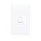 HPM Standard 10A 3 Wire Vertical Time Delay Switch 1 Gang White