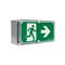 Weatherproof 32m LED Exit sign - single sided running man right with lithium battery