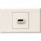 Excel - HDMI outlet 1 gang gloss white