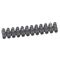 Accessory - Terminal strips 12 sections 6mm² polypropylene black 41A Imax