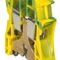 Viking 3 - For protection conductor - 1 connection - 1 entry/1 outlet - metal base green/yellow 2.5 to 50mm² rigid - 4 to 35mm² flexible - 15mm pitch