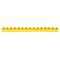 CAB3 - Markers for terminal blocks and wiring 0.15 to 0.5mm² black symbols on yellow background 0.15-0.5mm² symbol - pack of 300