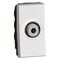 Arteor modular - TV socket F-type shielded with screws 0-2.4GHz 1 module white