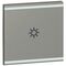 Arteor - MyHOME - Square key cover BUS/SCS - light symbol - 2 modules - magnesium