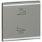 Arteor - MyHOME - Square key cover BUS/SCS - regulation symbol - 2 modules - magnesium