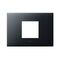 ARTEOR Square 2 Module Horizontal Coverplate Graphite