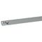 Transcab - Cable grey duct with cover - 2 metre length 40x40mm 2m 12.5mm finger DIN pitch with cover grey