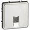 Soliroc Data outlet 1 gang RJ45 FTP Cat6 magnesium