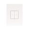 ARTEOR with NETATMO - Smart Dimmer Vertical - 2 Gang - 3 Wire - White