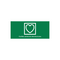 Excel Life Medical Cardiac Arrest Designated Area Sign 200x90mm Green
