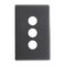 Excel Life Switch Coverplate 3 Gang Diesel