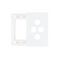 Excel Life Smart Grid & Plate for 2  Smart Switches / Dimmers and 1 Wireless Master Switch / Blind Switch Matt White