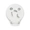 HPM 25A 3 Pins L-Shaped Earth Side Entry Plug Top White
