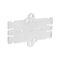 HPM 34 Series 10A Plug Base Snap-on Base Plate Clear