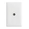 Linea - TV outlet PAL F-type 1 gang 75 Ohm white